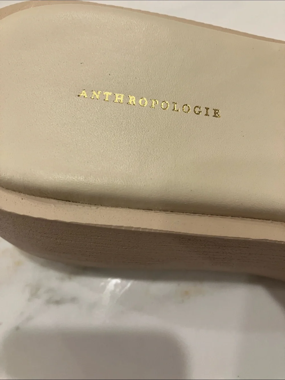 Anthropologie chunky platform